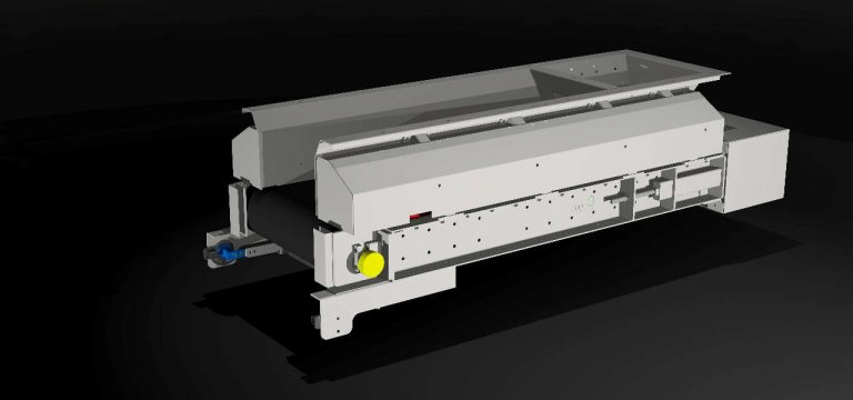 Dosierband oder Dosierförderband mit Trommelmotor